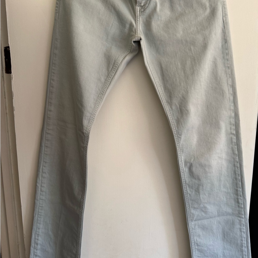 Mavi Men's Soft Green Straight Jeans